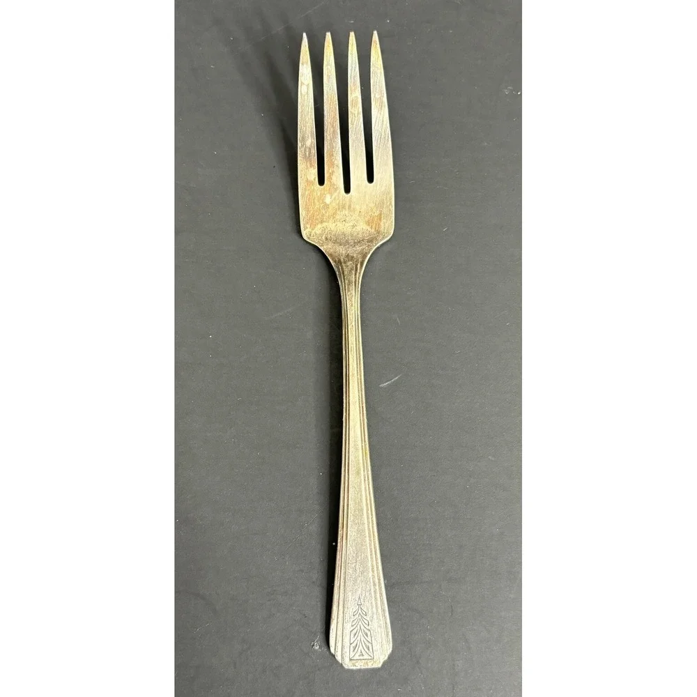 4 WM Rogers Mayfair Salad Forks Silverplate 1923 International Silver 6 1/8